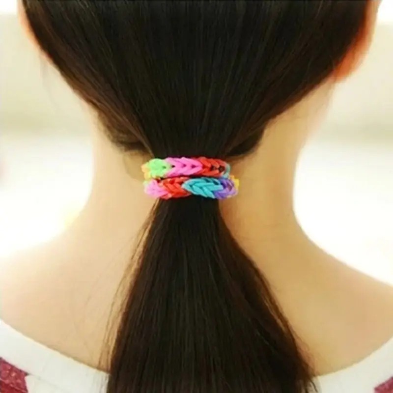 Радужные резиновые ленты набор для заправки Набор изготовления браслетов и