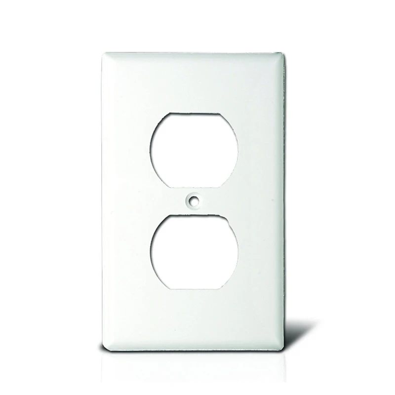 Дуплексная розетка пластиковая настенная стандартного размера панель 1 2 3 4