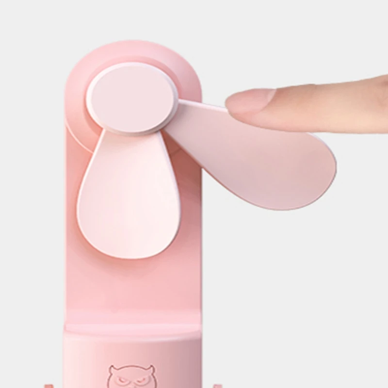 

Pocket Handheld Fan Mini Portable Hand Fan Battery Operated 10+Working hours USB