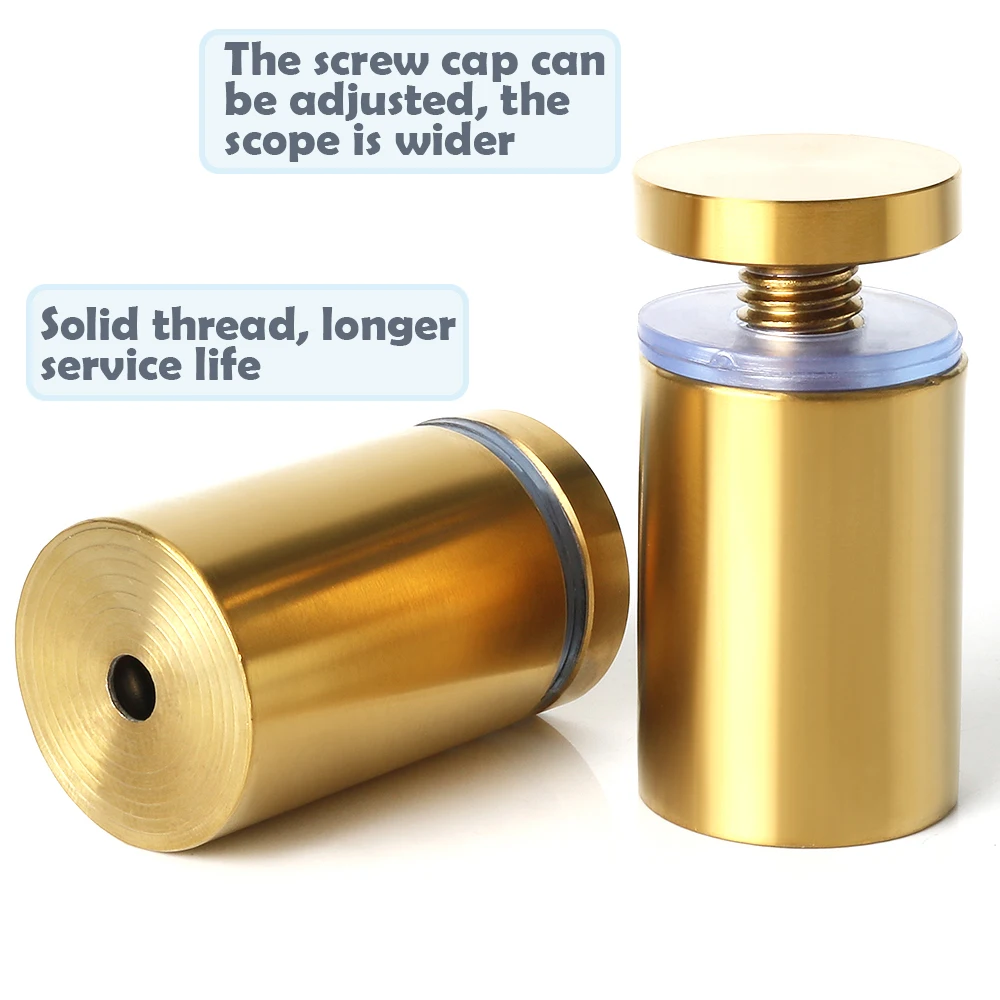 4/8 шт. стеклянные крепежные элементы диаметром 10 мм из нержавеющей стали