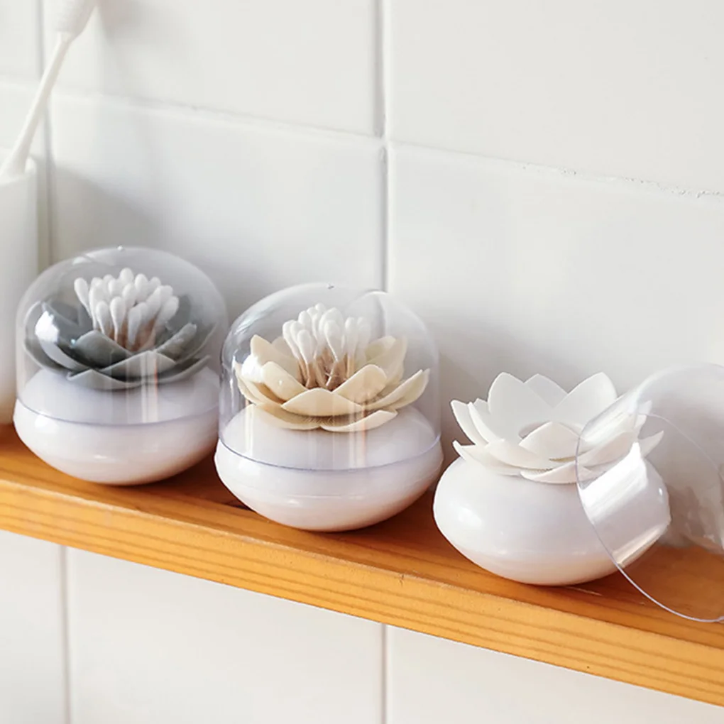 Держатель для ватных тампонов с цветочным дизайном контейнер хранения