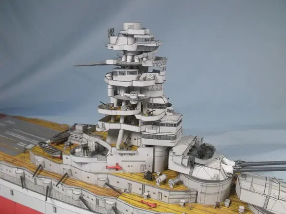 Масштаб 1:200 80 см японский боевой корабль Nagato Второй мировой войны набор 3D