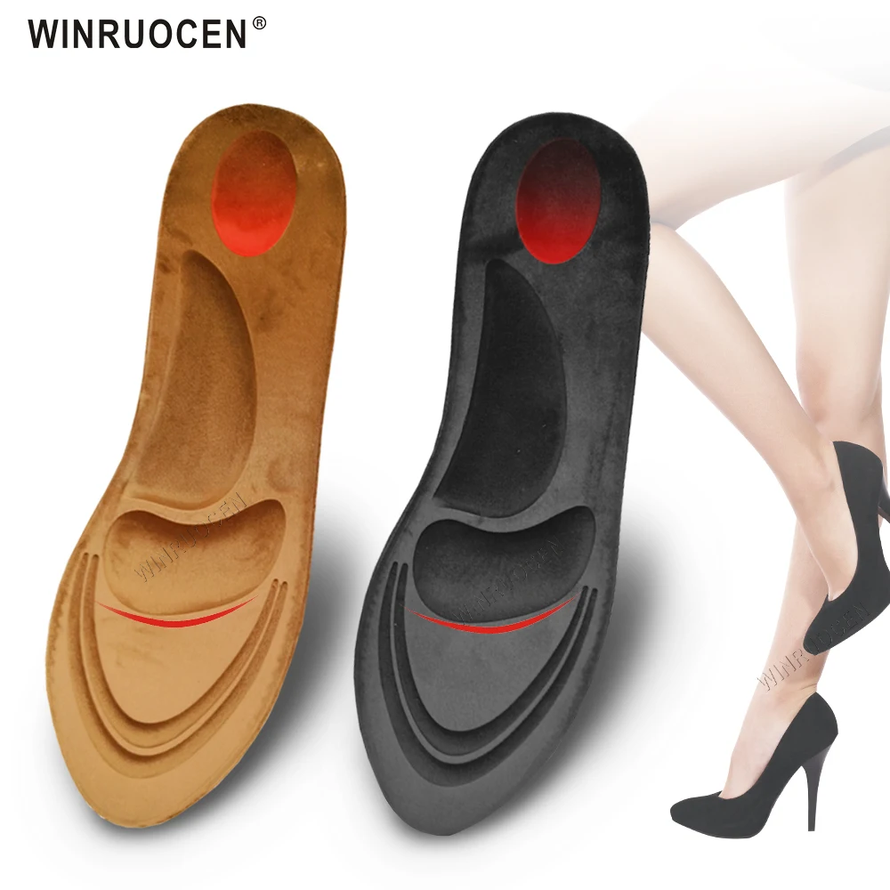 

Velvet warm insole Unisex Soft 4D Orthopedic Insoles For Shoes Arch Support Healthy Flat Foot Feet Care Insoles Shoe Pads Insert