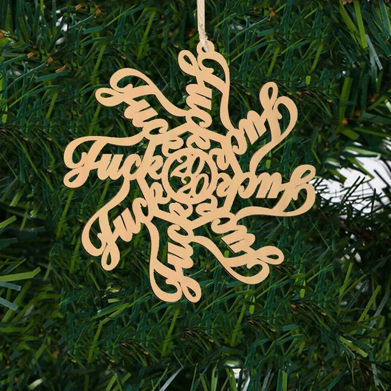 

2020 Wooden Pendant Crafts Handmade DIY Hollow Carving Pendant Christmas Party Gift Christmas Decoration One Piece