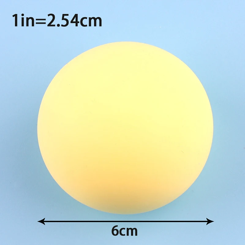 

1pcs Luminous Decompression Ball Stress Relief Ceiling Balls Squash Ball Globbles Toy Sticky Target Ballceiling Light