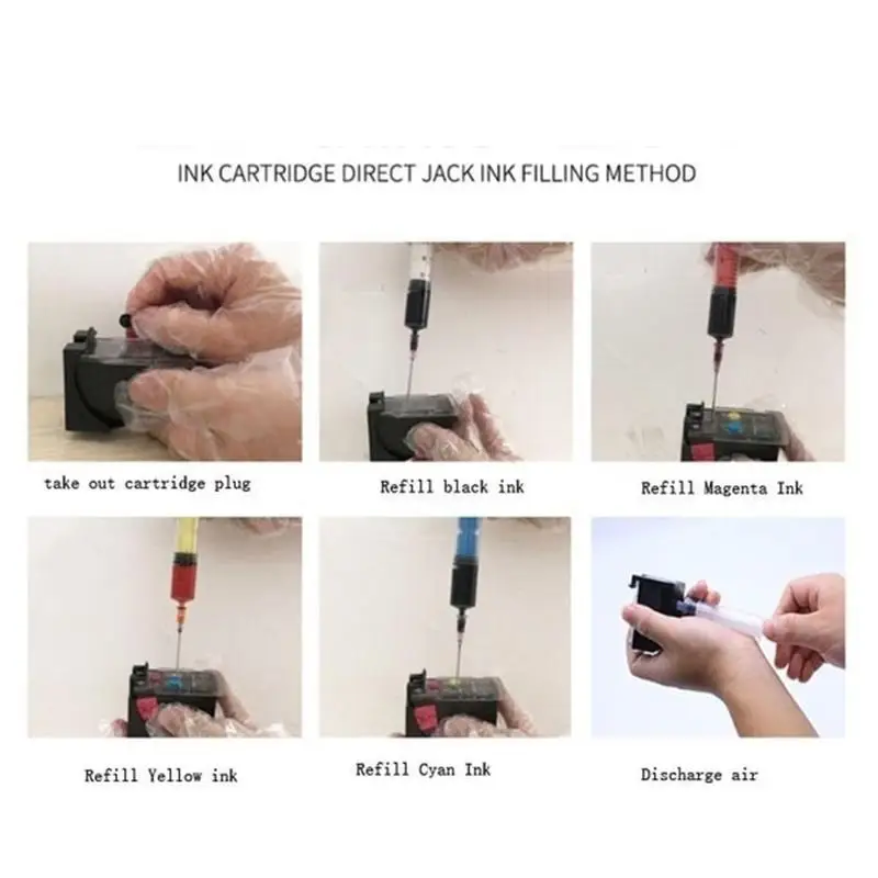 

30ml/bottle Refill Dye Ink Printer Ink Universal Ink Cartridge Refill,For HP 803 65 61 Canon Brother Printer