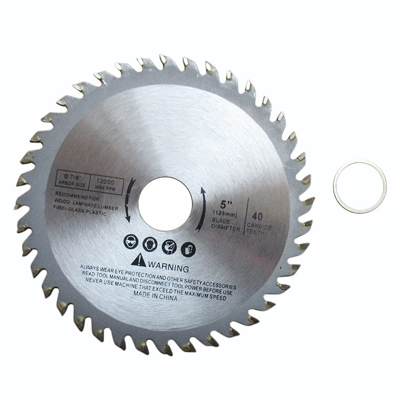 

5Inch Circle Saw Blade Wood Cutter Table Cutting Disc For Carbide Tipped Oscillating Carpentry Tool Accessories Woodworking