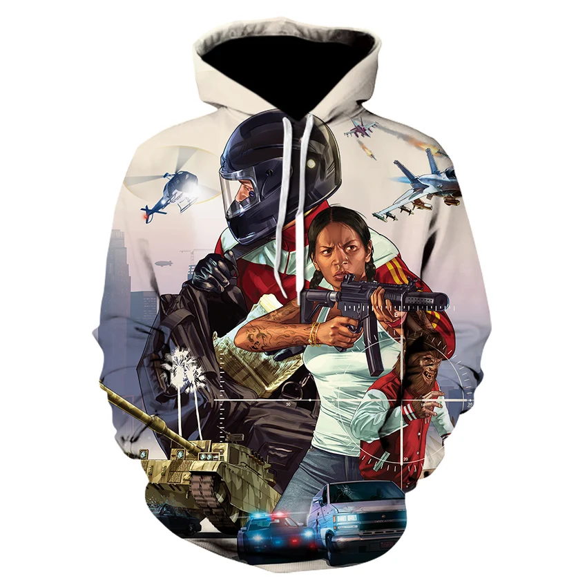 

Hot Game GTA5 Cartoon 3D Children Hoodie Swearshirt, Cool Anime Trevor Philips Harajuku Hoodies, Fashion Boy Girl Kid Coat