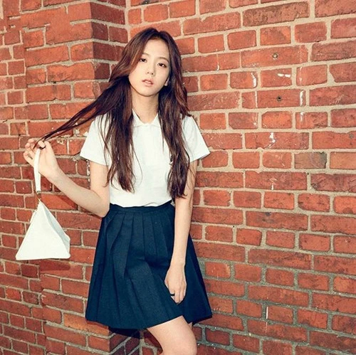 Kpop/розовая футболка и юбка для шоу на сцене комплект из двух предметов женский