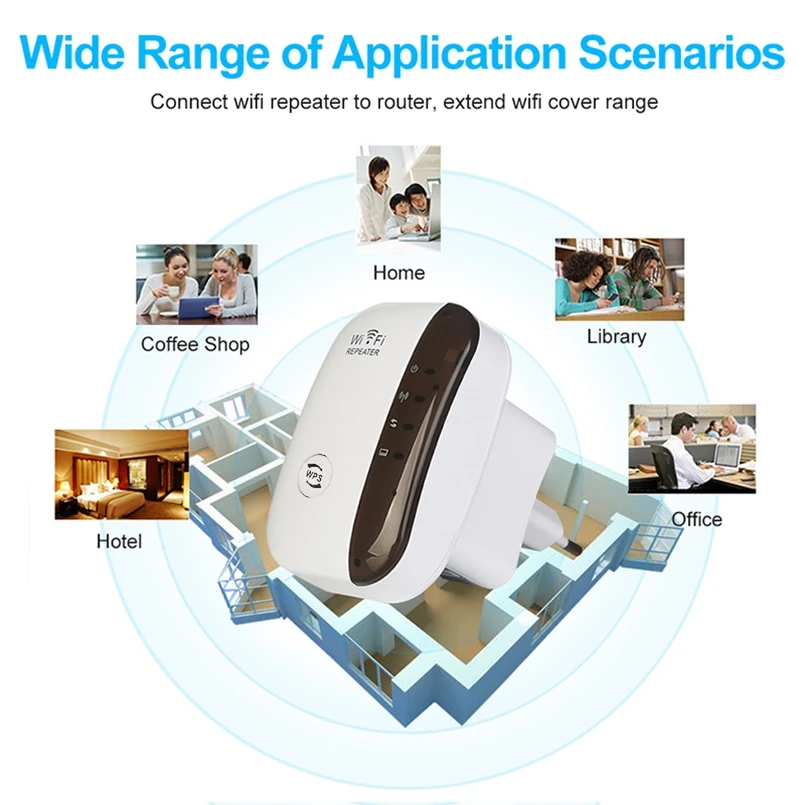 Wifi Repeater Wifi Range Extender Router Wi-Fi Signal Amplifier 300Mbps WiFi Booster 2.4G Wi Fi Ultraboost Access Point
