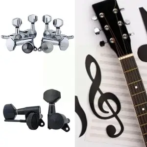 Fully-enclosed Wooden Electric Guitar Chords Lock String Chords Guitar Guitar Replaceable Strings Function Accessories Tuni M2B7