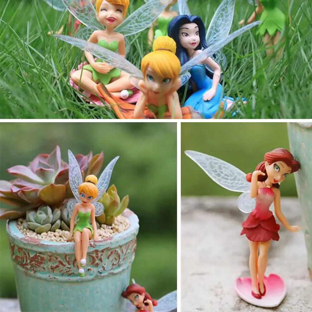 

6pcs/set Fairy Flower Dollhouse DIY Ornaments Miniatures Figurine Toy Craft Miniatures Figurine Toy Craft