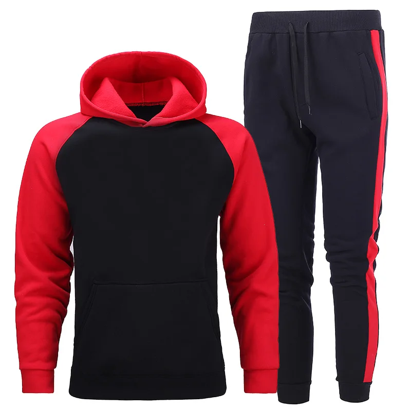 Модный новый мужской костюм спортивная одежда из 2 предметов толстовка + брюки
