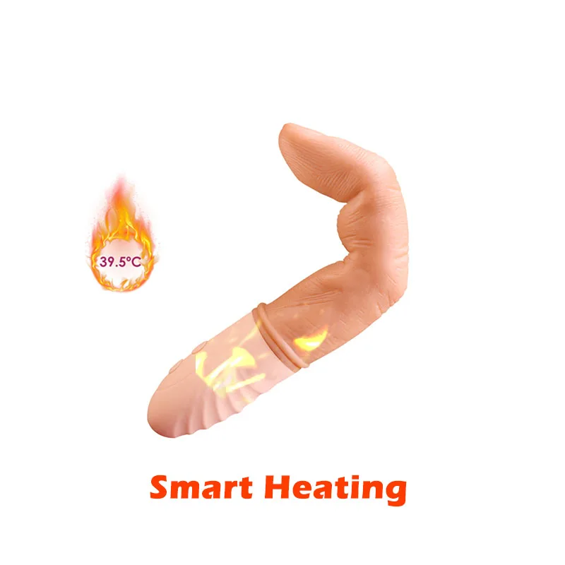 Секс-игрушки вибратор на палец для точки G массажер с подогревом Стимуляция