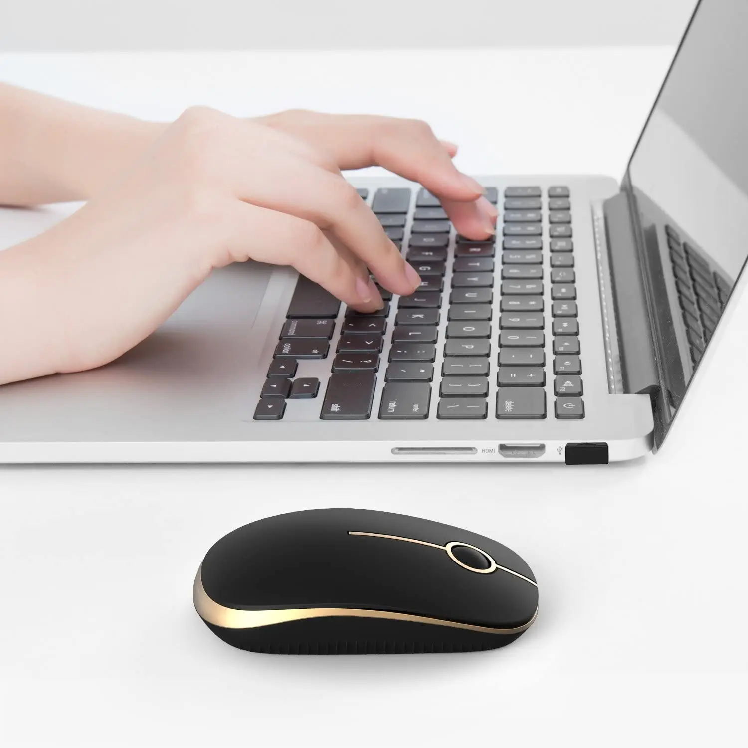 Jelly Comb 2.4G Slim Mouse Wireless with Nano Receiver Portable Optical Noiseless Mice for Notebook PC Laptop Computer MacBook |