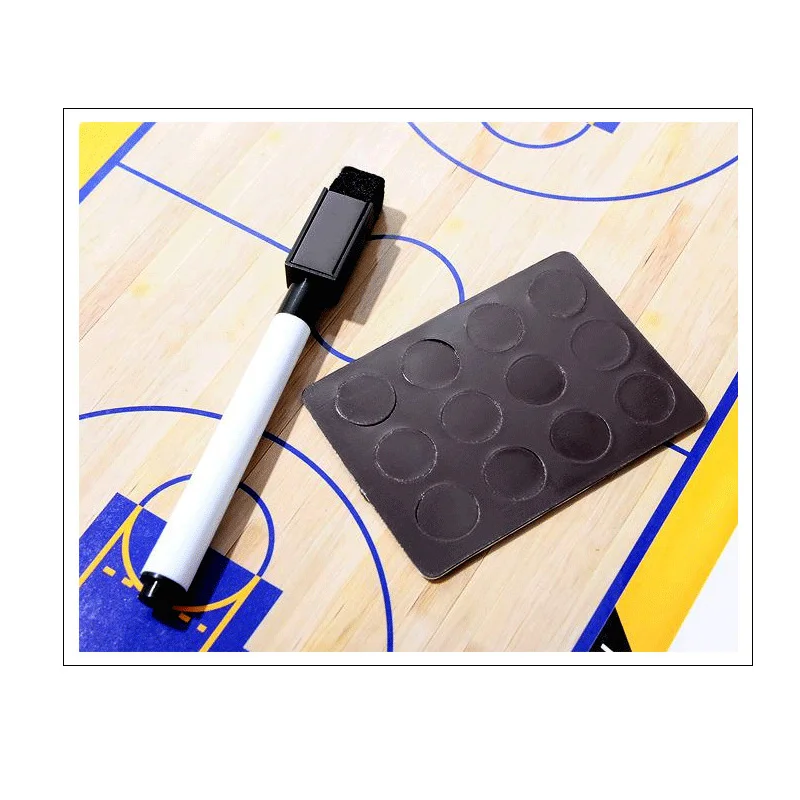 Портативный баскетбольный тренерский щит из искусственной кожи