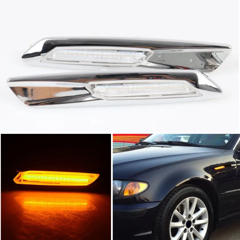 Car Side Turn Signal Lights LED Indicator Blinker Lamp Marker For BMW 1 3 5 Series E60 E61 E81E82 E87 E88 E90 E91 E92 E93 | Автомобили и