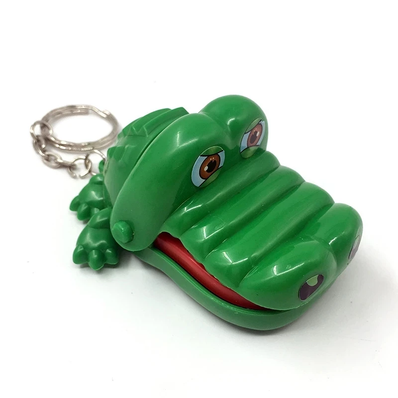 

Hot Selling Creative Crocodile Mouth Dentist Bite Finger Game Funny Gags Toy For Kids Play Fun Keychain Anti Stress Toys Gifts