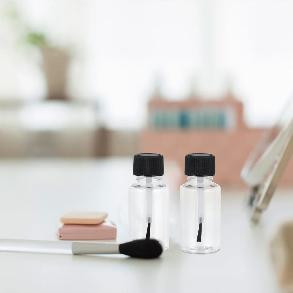 6 шт 20 мл бутылочки для лака ногтей пустые с крышкой и кисточкой | Красота здоровье