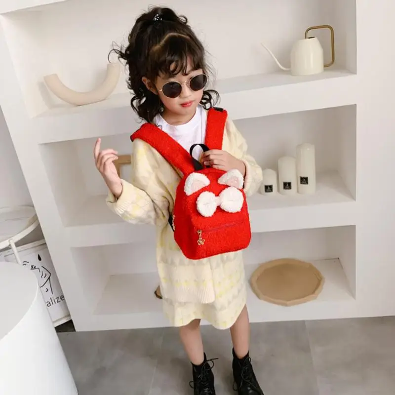 Горячая Распродажа милая сумка изящный дизайн милые уши бант Детский рюкзак для