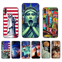 fashion american statue of liberty for iphone se 6 6s 7 8 plus x xr xs 11 pro max 5 5s 2020 soft tpu back phone shell cover capa