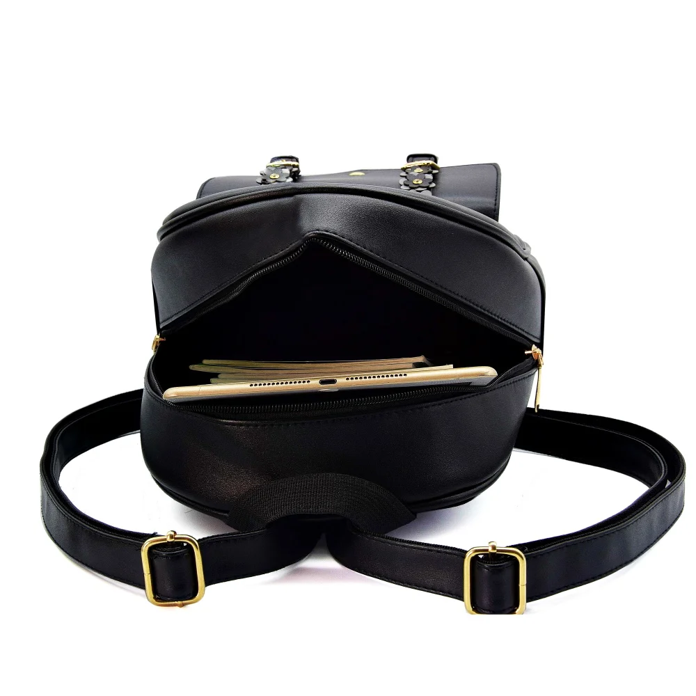 Женский брендовый дизайнерский рюкзак с цветочным принтом комплект из 2