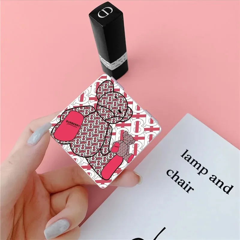 

Square 7cm cartoon Makeup Mirror cartoon pattern portable pocket girl makeup lovely makeup mirror fashion pocket mirror