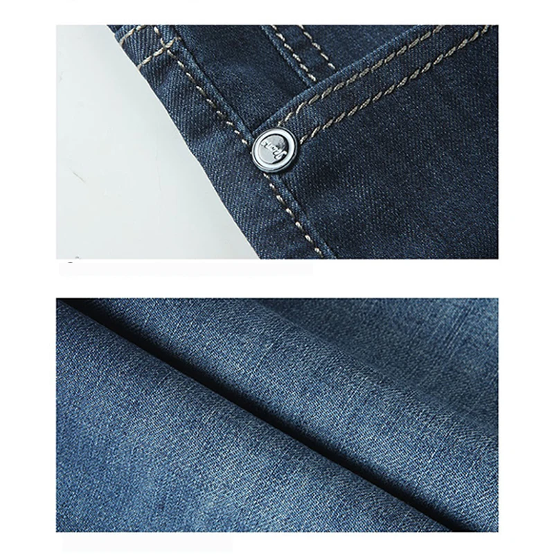 30-46 Plus Size 2021 Summer High Quality Men Baggy short Pants Male Casual Denim Fashion Mens Knee lenght Jeans Street Trousers