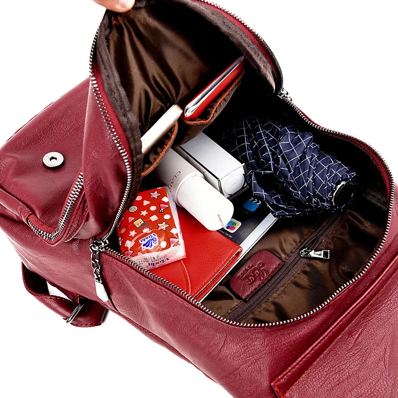 

hot Style Double-shoulder Bag, Women's Casual Travel, Large-bag, Single-shoulder Dual-purpose Bag, Large-capacity Backpack