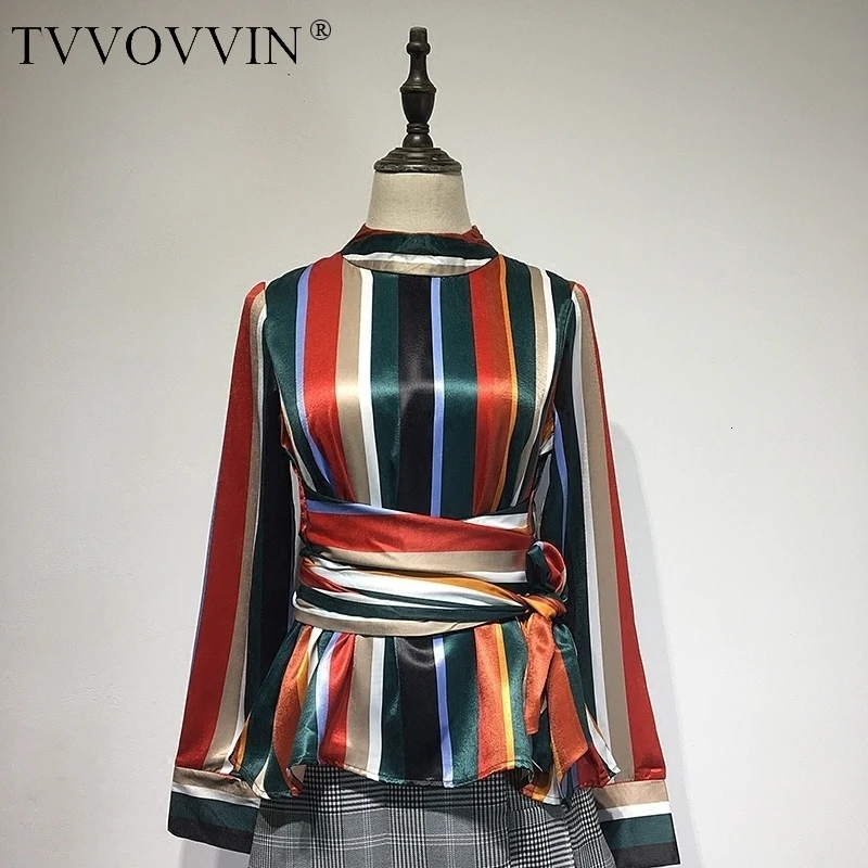 Осенняя Корейская шикарный длинный рукав со стоячим воротником многоцветное