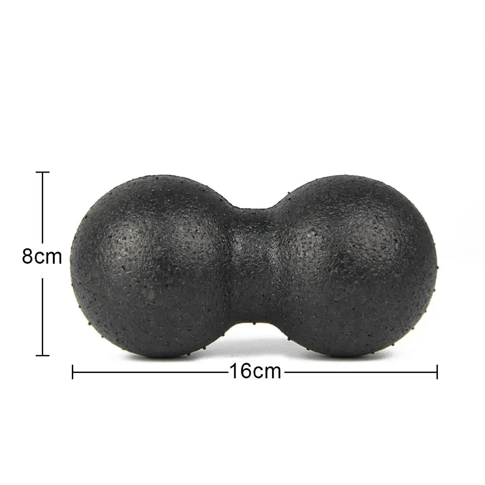 Black16cm EPP арахис Массажный мяч набор Массажный мяч панель терапевтическая, для мышц мяч для МФР расслабление мышц с эффектом точечного массажа - Цвет: Black16cm