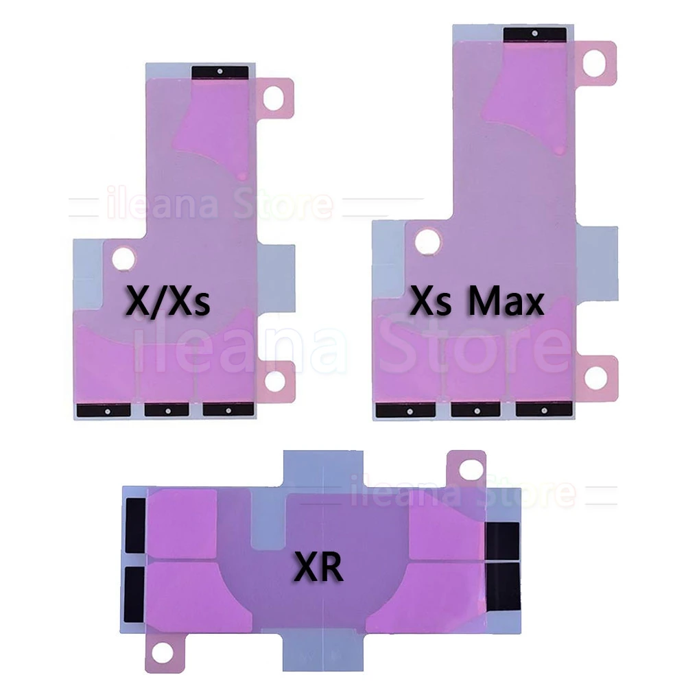 2 Piece For iPhone 6 6s 7 8 Plus X Xs Max XR 5s 5c Battery Adhesive Sticker Tape Strip Stickers Original Replacement | Мобильные