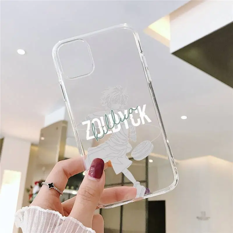 

Hunter X Hunter Killua Zaoldyeck Phone Cases Transparent for iPhone 6 7 8 11 12 s mini pro X XS XR MAX Plus SE cover funda shell