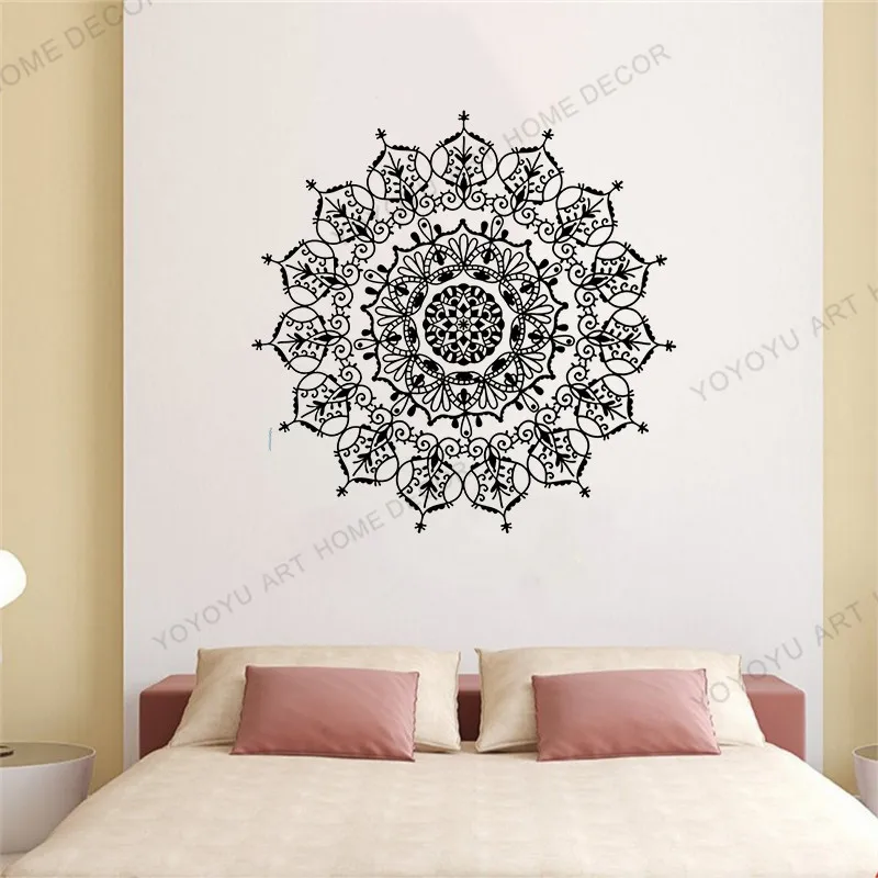 Самоклеящаяся настенная виниловая наклейка с рисунком мандалы символ вселенной