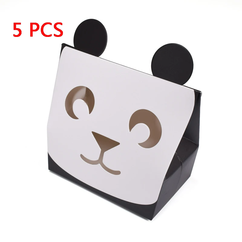 5 шт. коробка с пандой и кроликом шоколадный подарок свадебный конфета боит драже