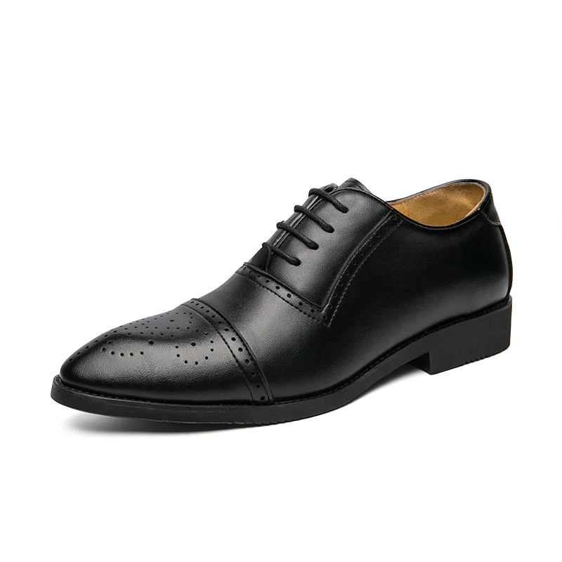 

New Black Designer Formal Oxford Shoes Men Wedding Shoes Leather Italy Pointed Toe Mens Dress Shoes Sapato Oxford Masculino %