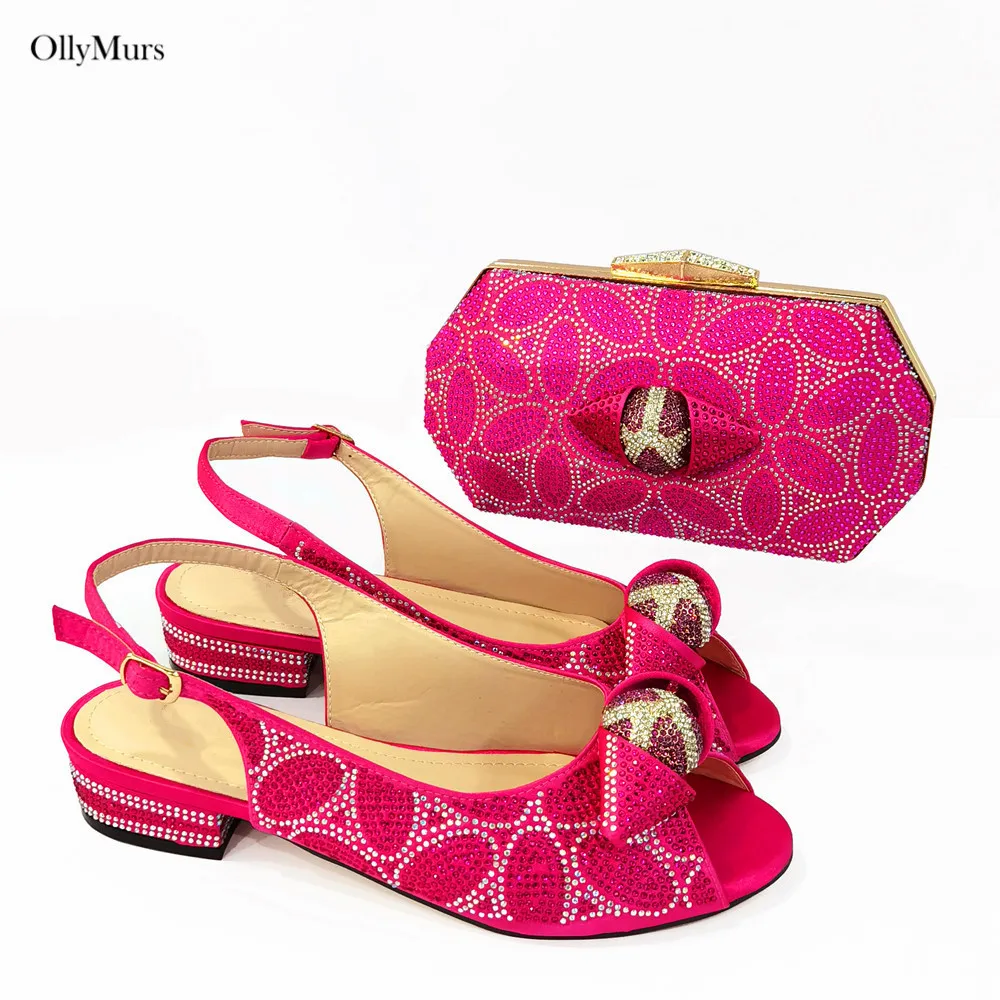 

В африканском стиле; Красивый комплект из дамских туфель и сумочки в том же стиле; Комплект осень Стиль Роскошная обувь на высоком каблуке к...