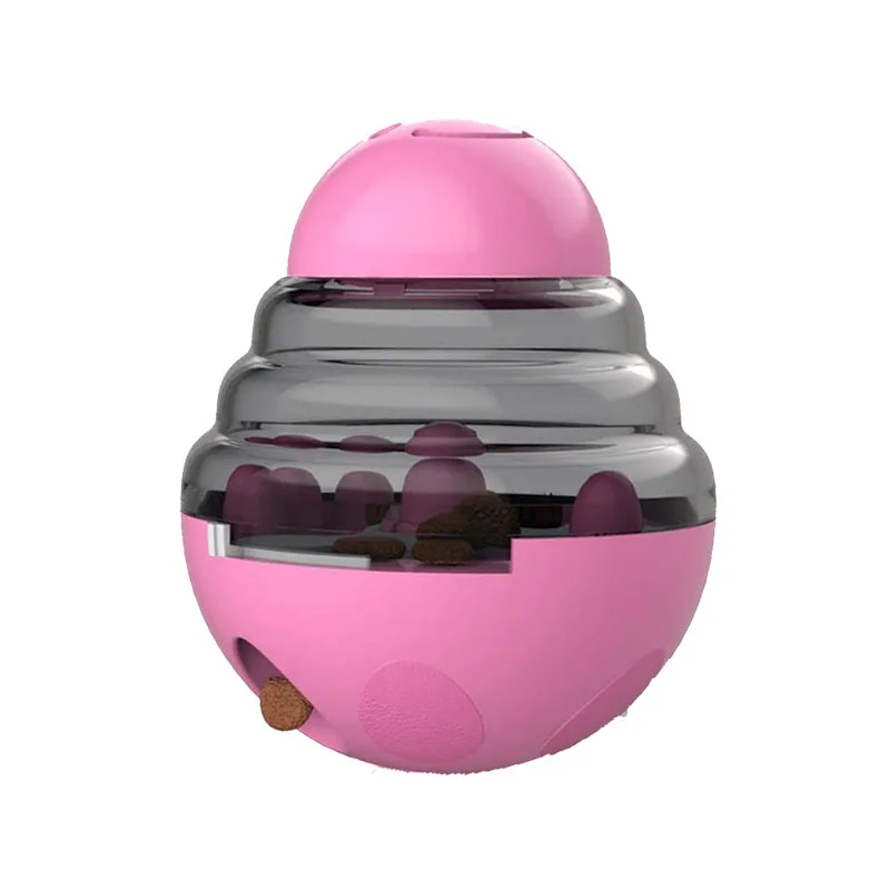 J Интерактивная игрушка для кошек IQ Treat Ball умнее игрушки для домашних животных пищевой шар диспенсер для еды для кошек игровые мячи принадлежности для домашних животных - Цвет: J