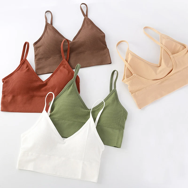 Женские пикантные укороченные топы Спортивное нижнее белье женское без стальных