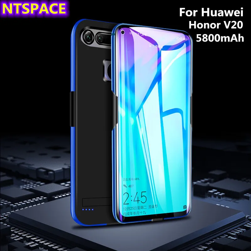 5800 мач Расширенный телефон батарея мощность чехол для Huawei Honor V20 Портативная