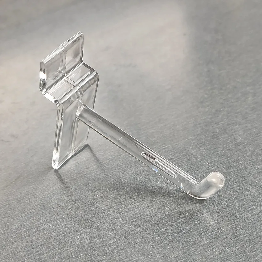 Najtaniej Plastikowe Towary Wiszące Wieszak Haki Wystawowe Do Koryta Slot Płyta Promocja Towaru W Sklepie Półka Rack 200 Sztuk