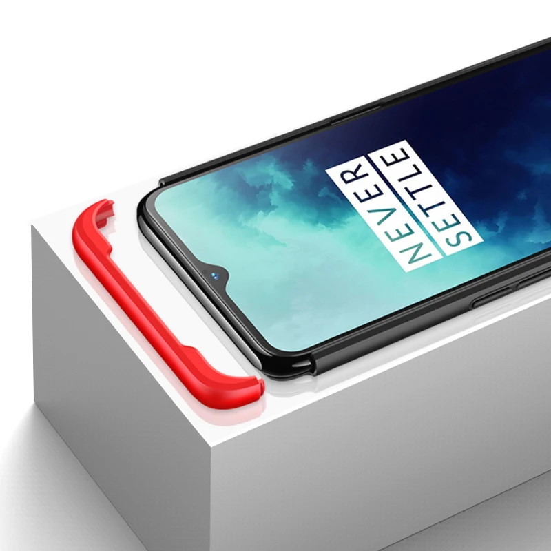 Оригинальный чехол для Oneplus 7T 360 полная защита ударопрочный 3 в 1 тонкий жесткий