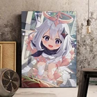 Игра Genshin воздействия живопись для костюмированной вечеринки по японскому аниме настенные подвесные плакаты Холст плакат Мальчик номер дома украшения искусства печати