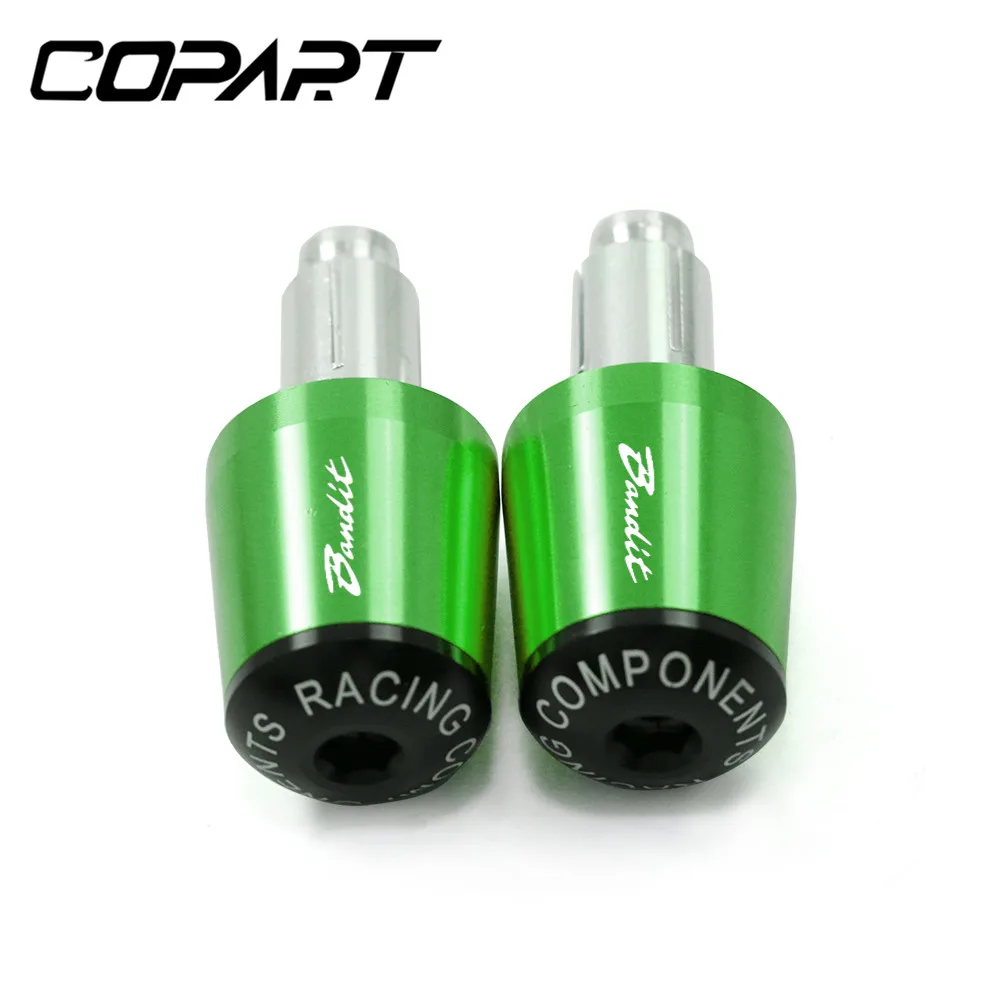 For SUZUKI Bandit 650S GSF 250 600 600S 650 650N 1200 1250 7/8&quot 22MM Motorcycle Handle Bar Hand Grips Handlebar End Cap |