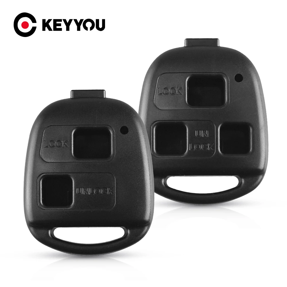 KEYYOU дистанционный Автомобильный ключ оболочка для Toyota Corolla Land Cruiser YARIS CAMRY RAV4 Lexus