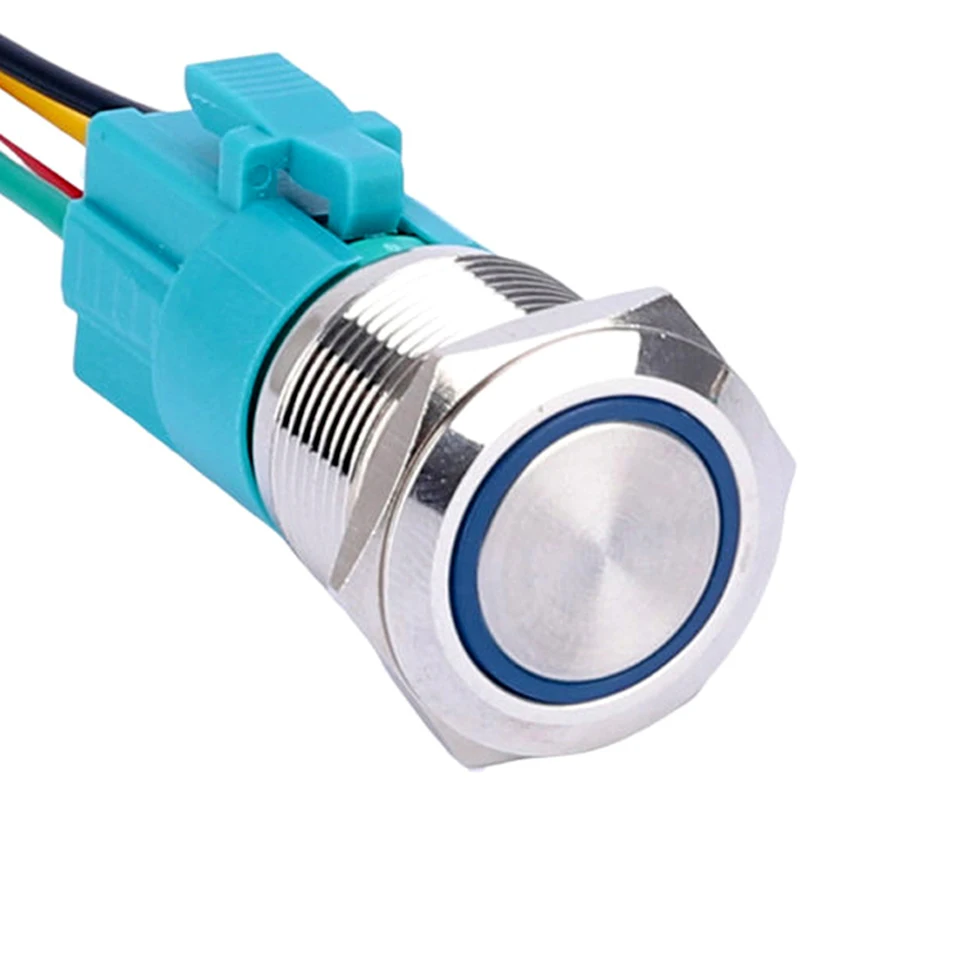 

Светодиодный выключатель, выключатель для света блокировочная машина автомобильная проводка жгут вкл. Из нержавеющей стали