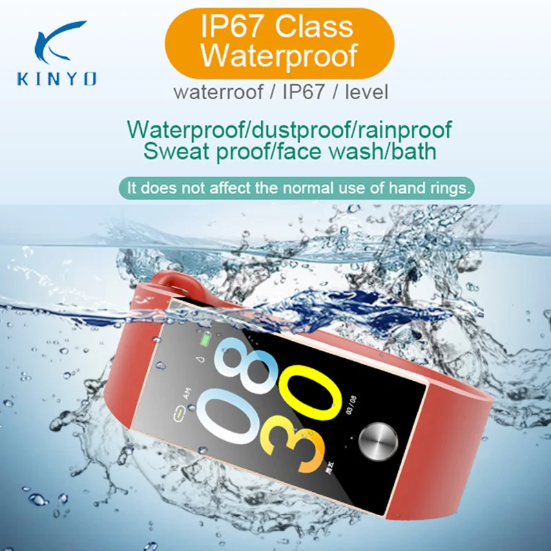 Водонепроницаемые умные часы ip67 с ЭКГ измерителем артериального давления