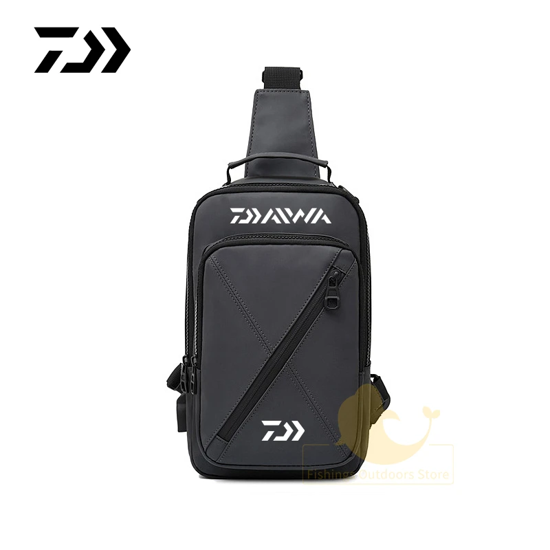 

Мужская сумка-мессенджер для занятий спортом на открытом воздухе, водонепроницаемая сумка через плечо с USB-зарядкой, многофункциональная д...