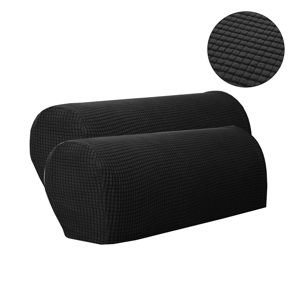 2 шт. флисовый чехол для подлокотника ткань стрейч текстиль пылезащитный диван