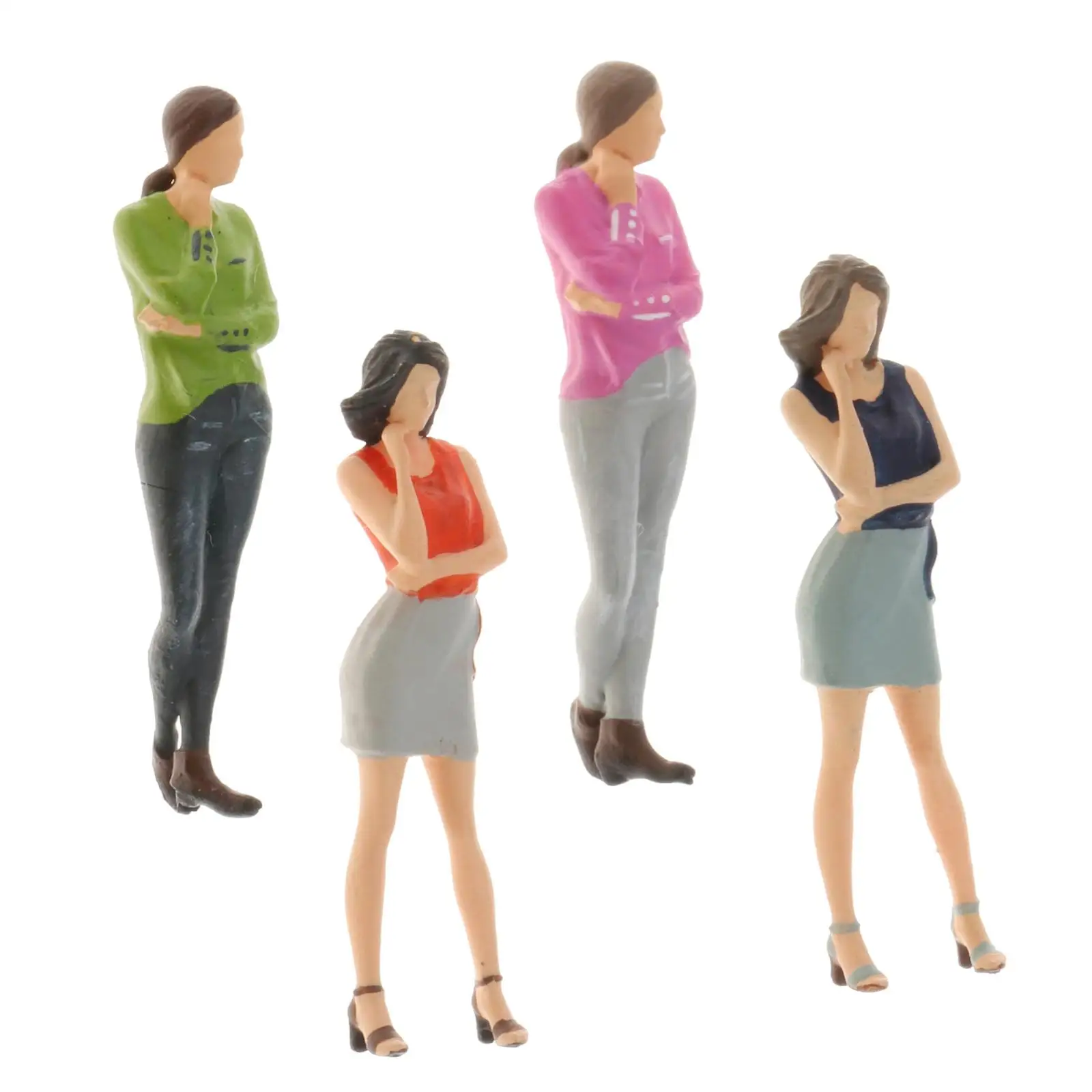 

Diorama Figure Graceful Layout Scenario for Fire Wheel Desktop Decor, Simulation Design and Excellent Workmanship